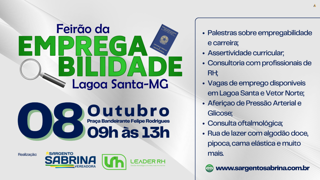  Marque presença, compartilhe com amigos e familiares, e juntos vamos construir um futuro repleto de realizações.

#FEIRAOEMPREGABILIDADELS